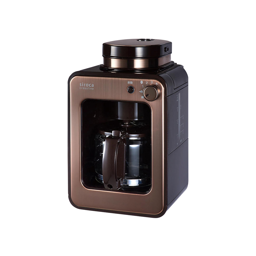 【限時優惠】SC-A1210自動研磨咖啡機(棕)