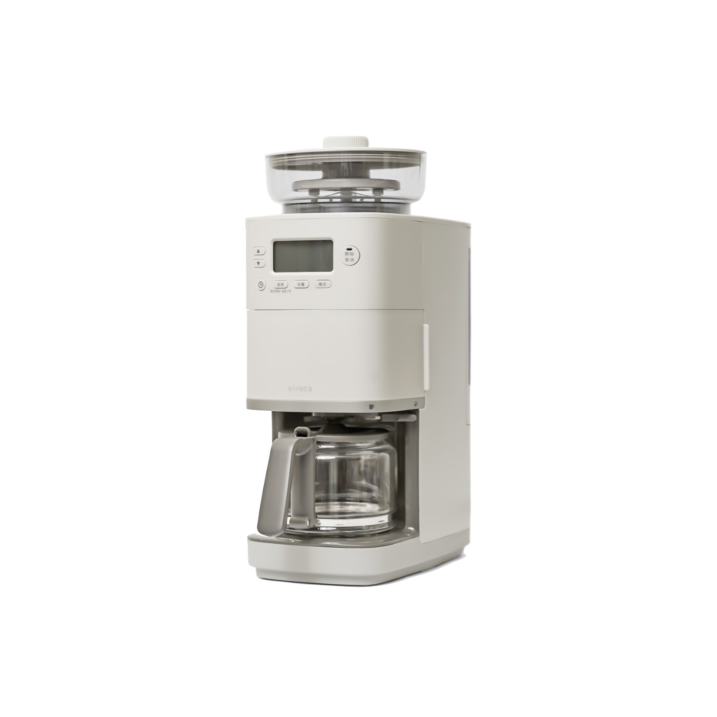 【新品上市加贈濾網】SC-C2510 全自動石臼式研磨咖啡機 淺灰色