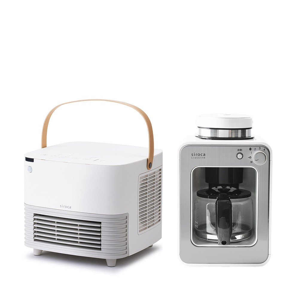 【獨家組合】SH-CF1510 感應式陶瓷電暖器+SC-A1210自動研磨咖啡機